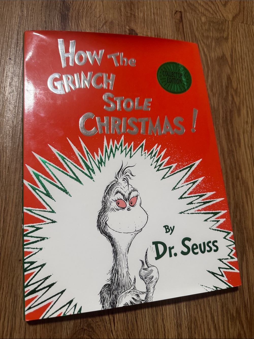 Dr. Seuss How the  Grinch stole Christmas Hardcover collectors edition book